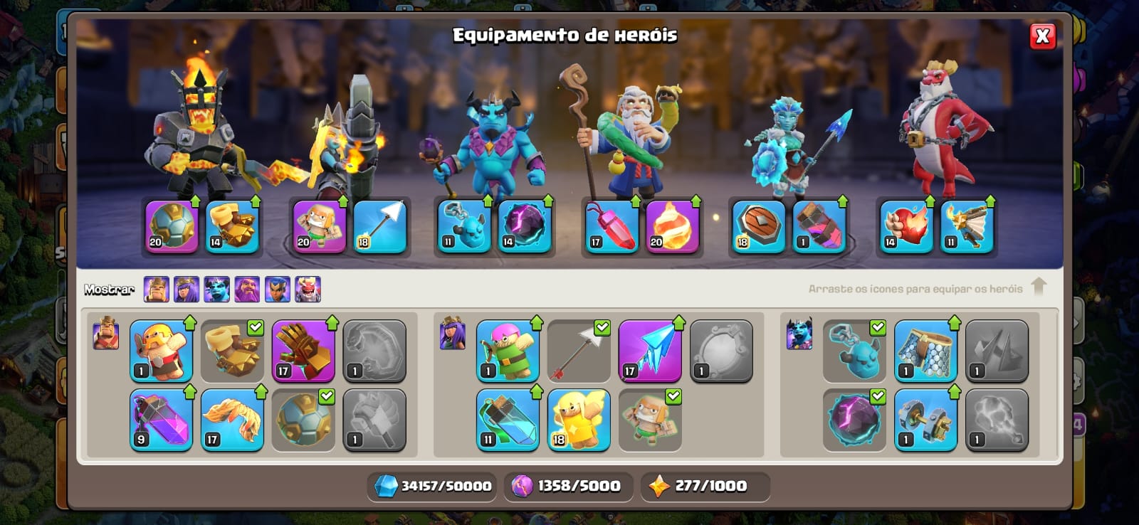 CV 16 | Lvl 150 | Rainha 73 | Guardião 38 | Liga Lenda — foto 5