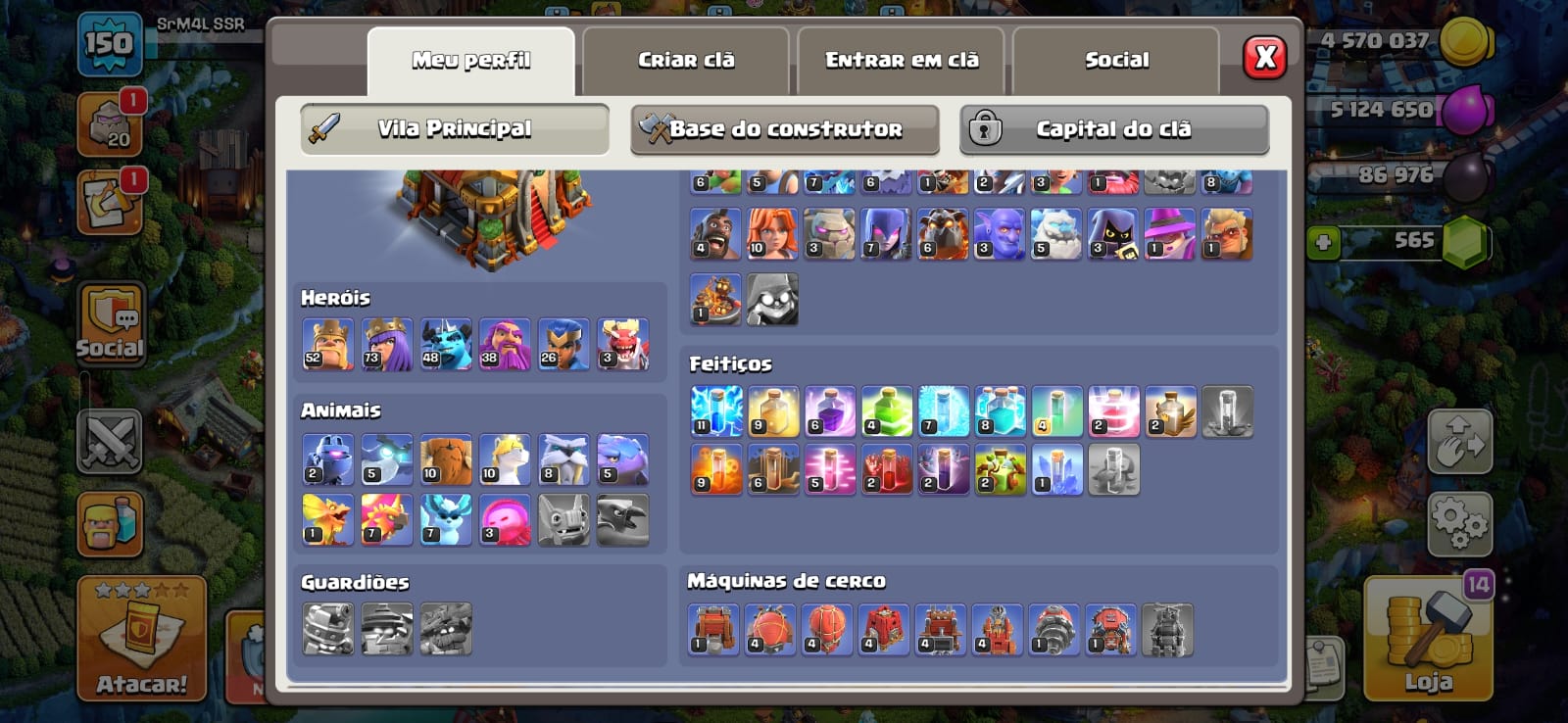 CV 16 | Lvl 150 | Rainha 73 | Guardião 38 | Liga Lenda — foto 3