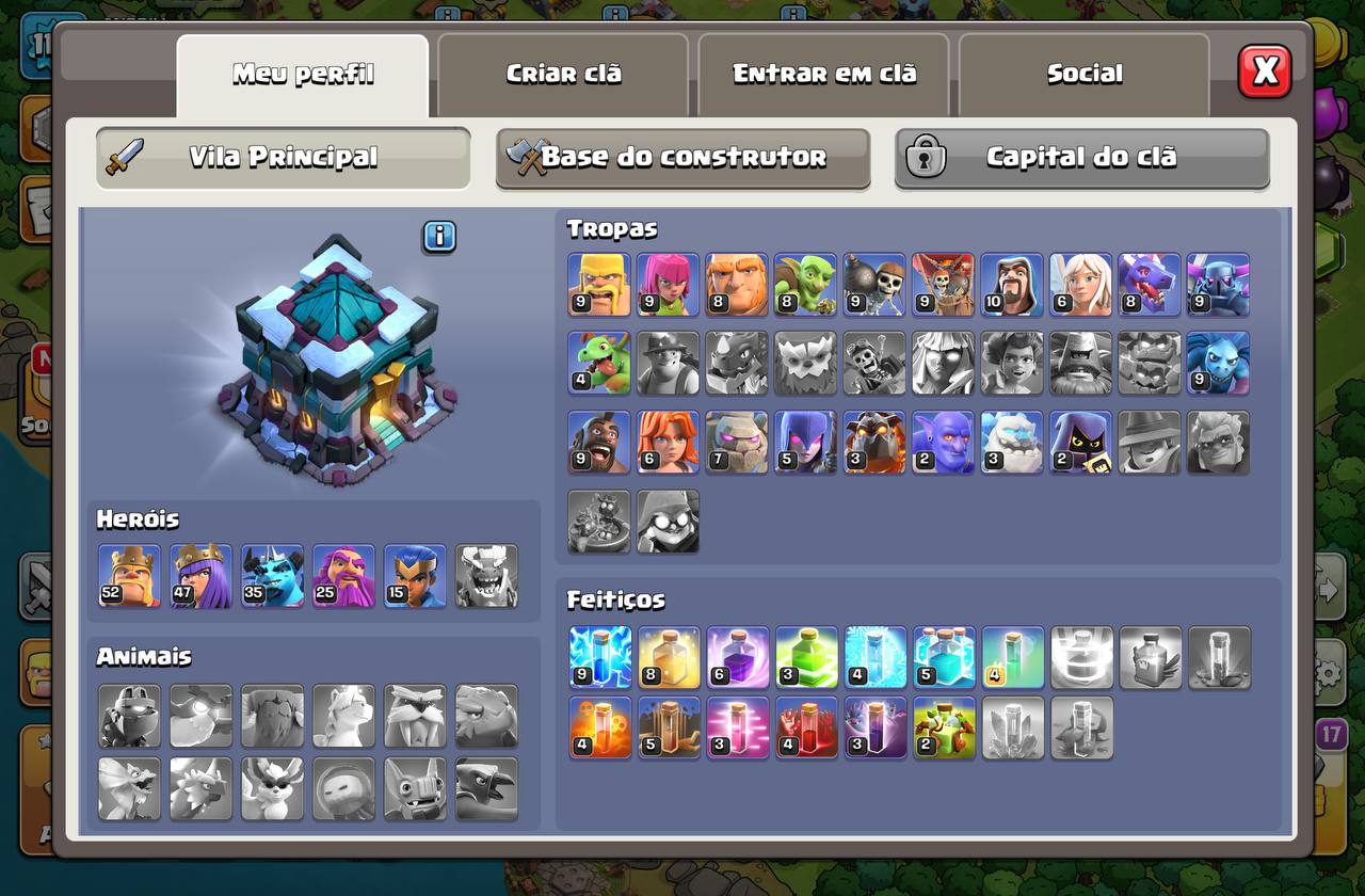 Conta CV13 | Bola de Fogo Nv. 15 + Flecha de Gelo Nv. 11 | Foco Ofensivo (Rushed) — foto 3