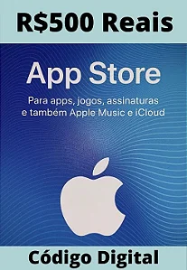 Cartão Presente Apple iTunes R$20 - App Store Brasil — foto 2