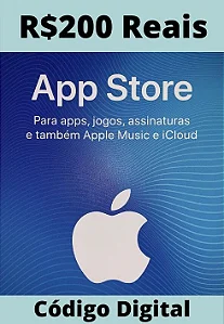 Cartão Presente Apple iTunes R$20 - App Store Brasil — foto 3
