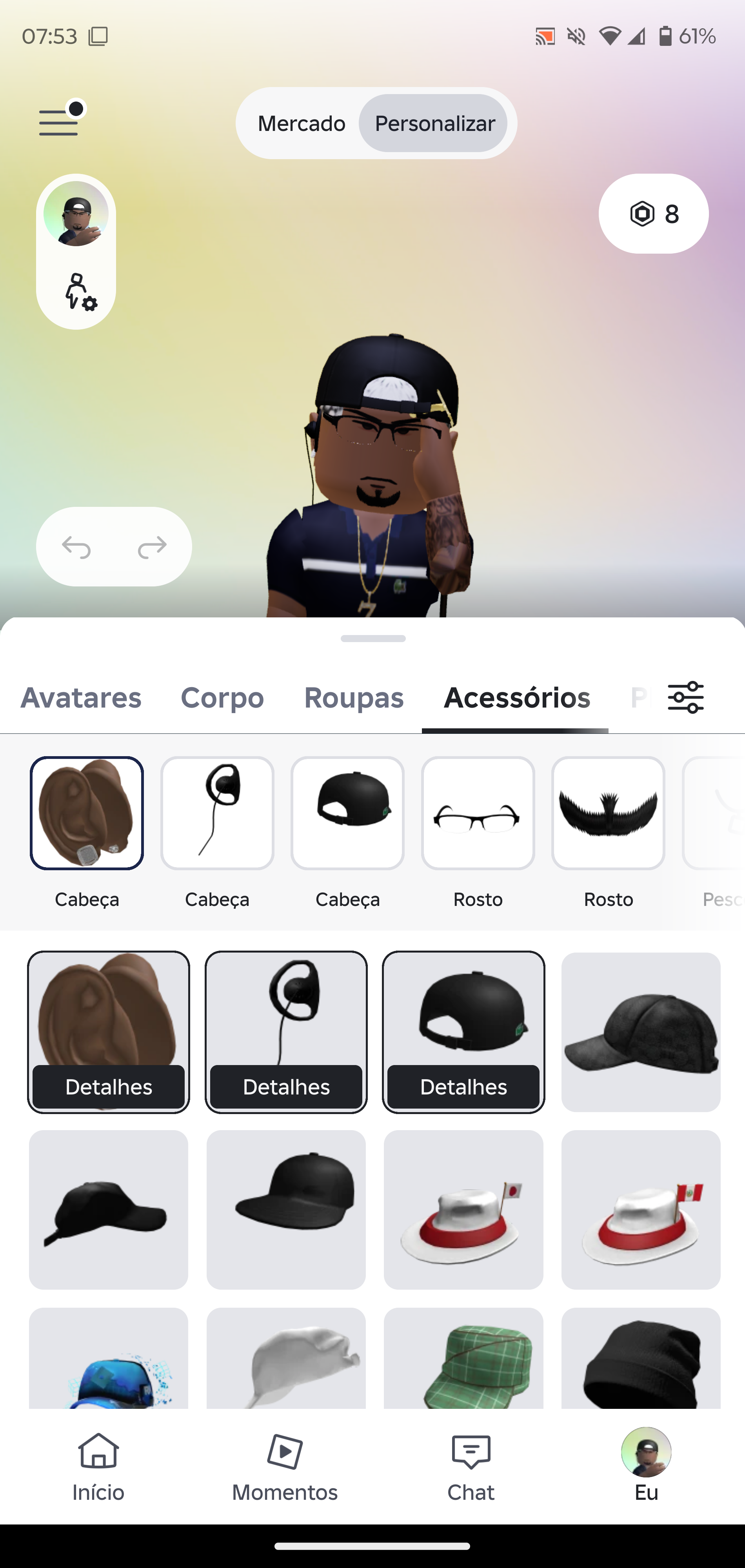 Conta Roblox • pronta para jogar